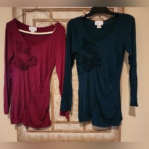 Embellished Spandex Tops (2)